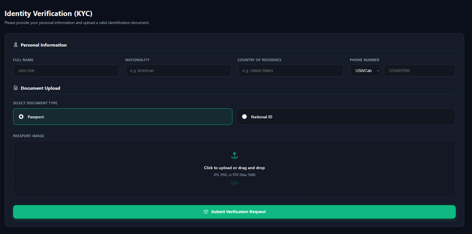 KYC Verification